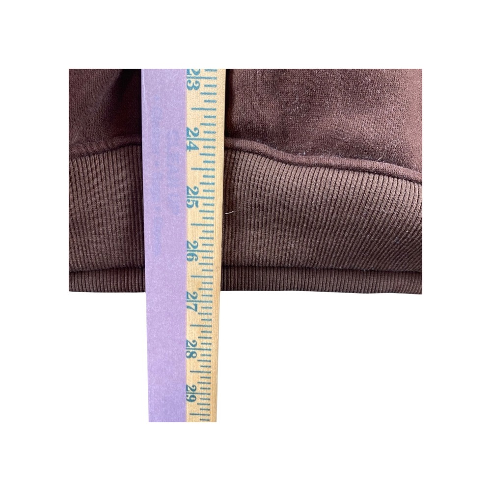 Milk Clothing‎ Brown Embroidered Crewneck Sweatshirt XL - Picture 5 of 7